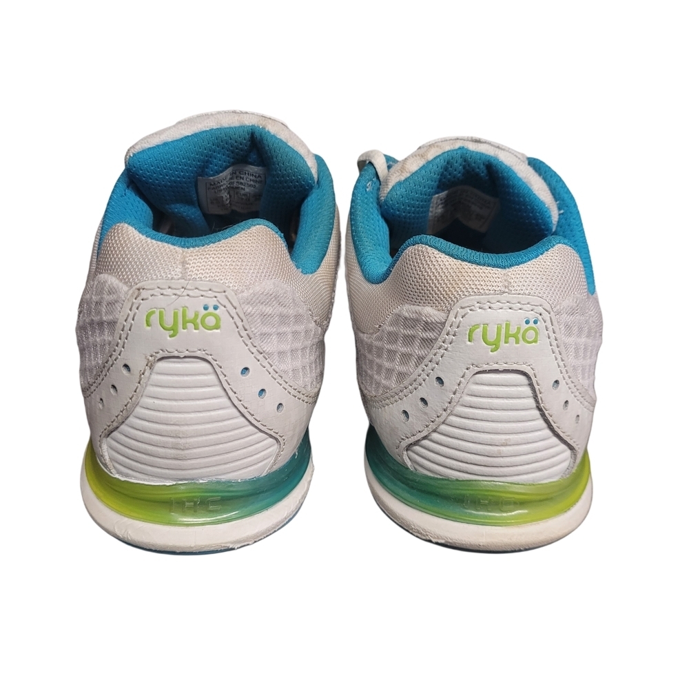 Ryka White and Blue Athletic Sneakers Size 8 - Picture 2 of 5
